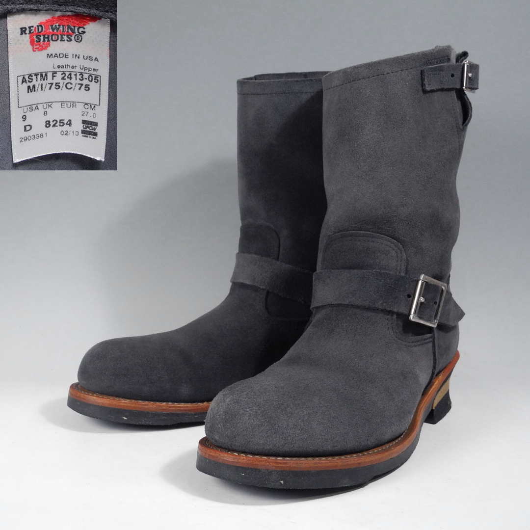 REDWING - BEAMS別注8254エンジニアブーツネイビースエード紺 REDWING - BEAMS別注8254エンジニアブーツネイビースエード紺
