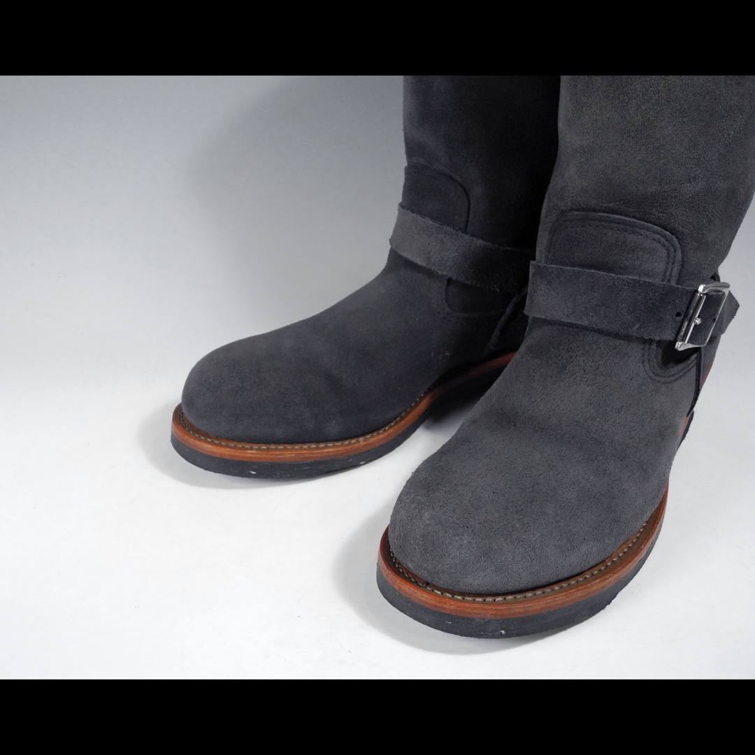 REDWING - BEAMS別注8254エンジニアブーツネイビースエード紺 REDWING - BEAMS別注8254エンジニアブーツネイビースエード紺