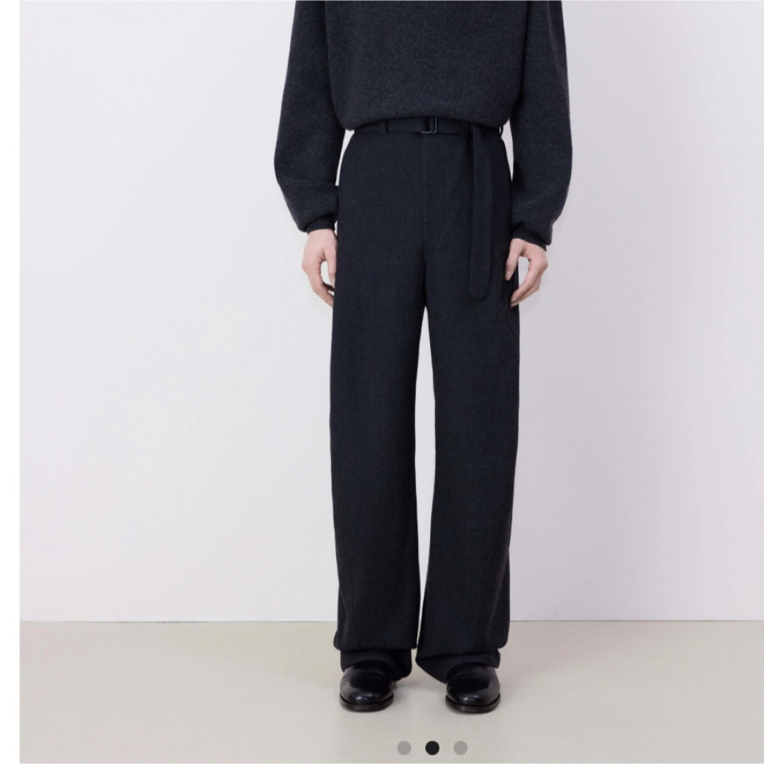 LEMAIRE - LEMAIRE BELTED TWISTED TAILORED PANTSの通販 by LEMAIRE - LEMAIRE BELTED TWISTED TAILORED PANTSの通販 by