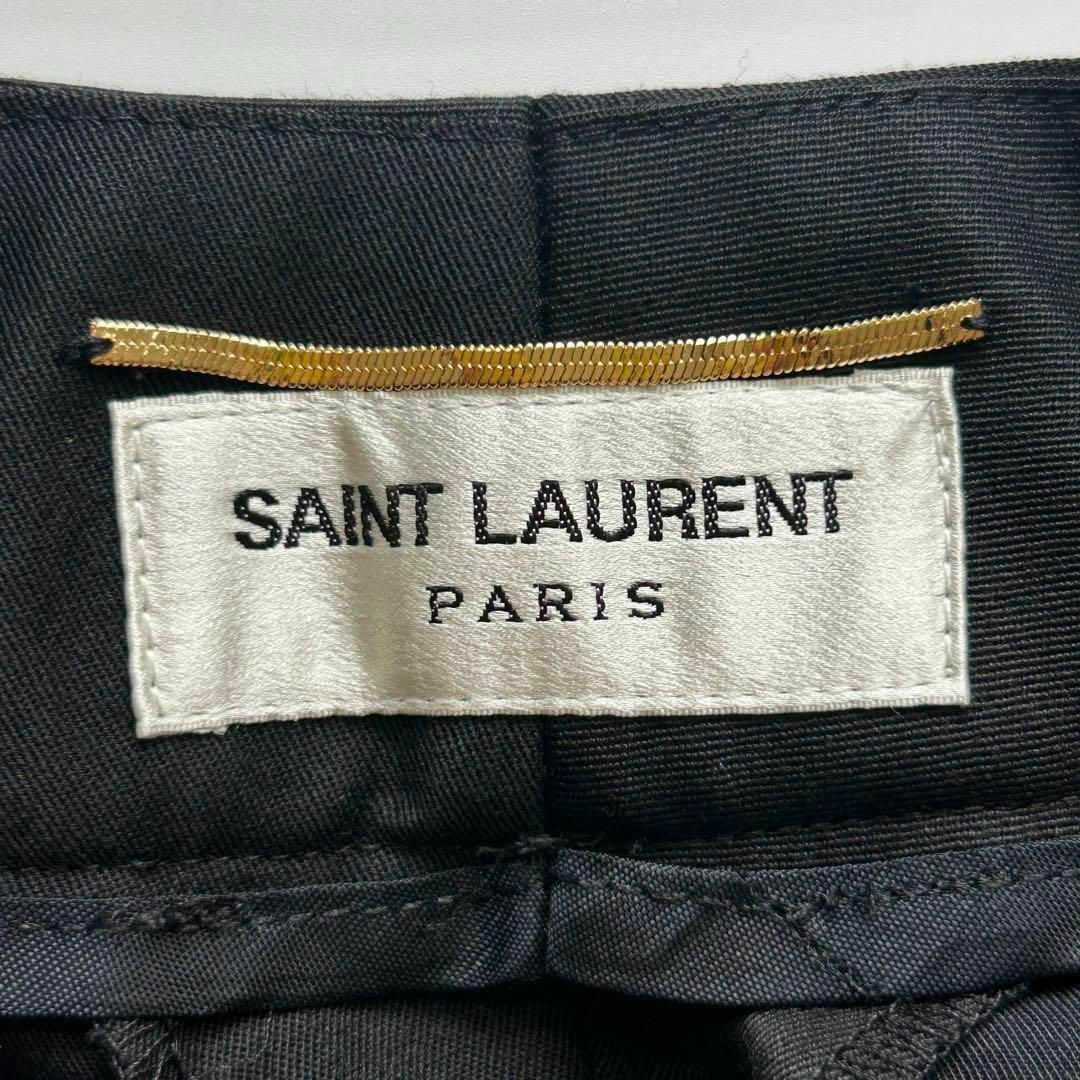 SAINT LAURENT - SAINT LAURENT サンローラン 刺繍 サイドライン SAINT LAURENT - SAINT LAURENT サンローラン 刺繍 サイドライン