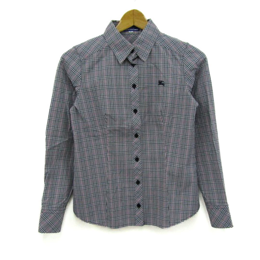 BURBERRY BLUE LABEL - バーバリーブルーレーベル 長袖シャツ BURBERRY BLUE LABEL - バーバリーブルーレーベル 長袖シャツ