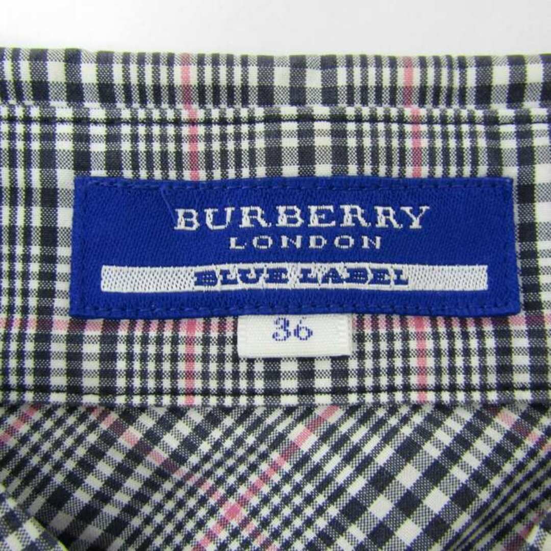 BURBERRY BLUE LABEL - バーバリーブルーレーベル 長袖シャツ BURBERRY BLUE LABEL - バーバリーブルーレーベル 長袖シャツ