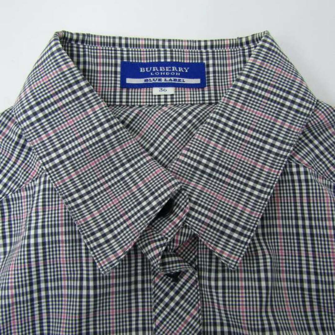 BURBERRY BLUE LABEL - バーバリーブルーレーベル 長袖シャツ BURBERRY BLUE LABEL - バーバリーブルーレーベル 長袖シャツ