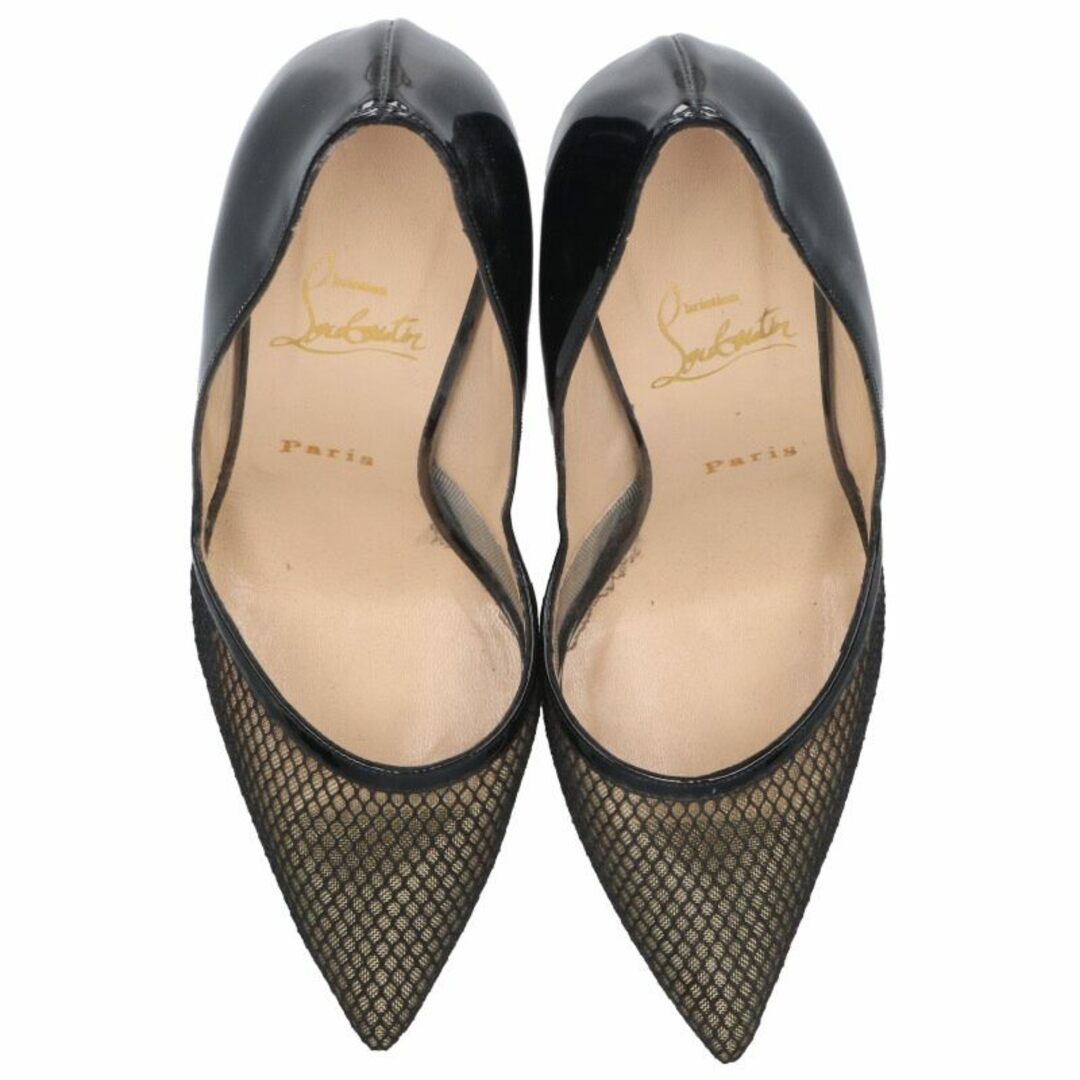 Christian Louboutin - クリスチャンルブタン パテント/メッシュ Christian Louboutin - クリスチャンルブタン パテント/メッシュ