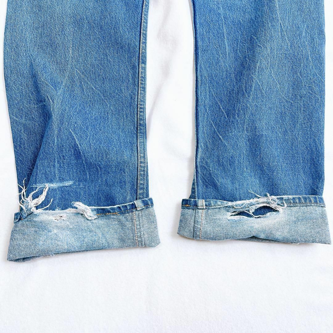 Levi's - リーバイス 501xx USA製 W40 ダメージ ヒゲ インディゴ Levi's - リーバイス 501xx USA製 W40 ダメージ ヒゲ インディゴ