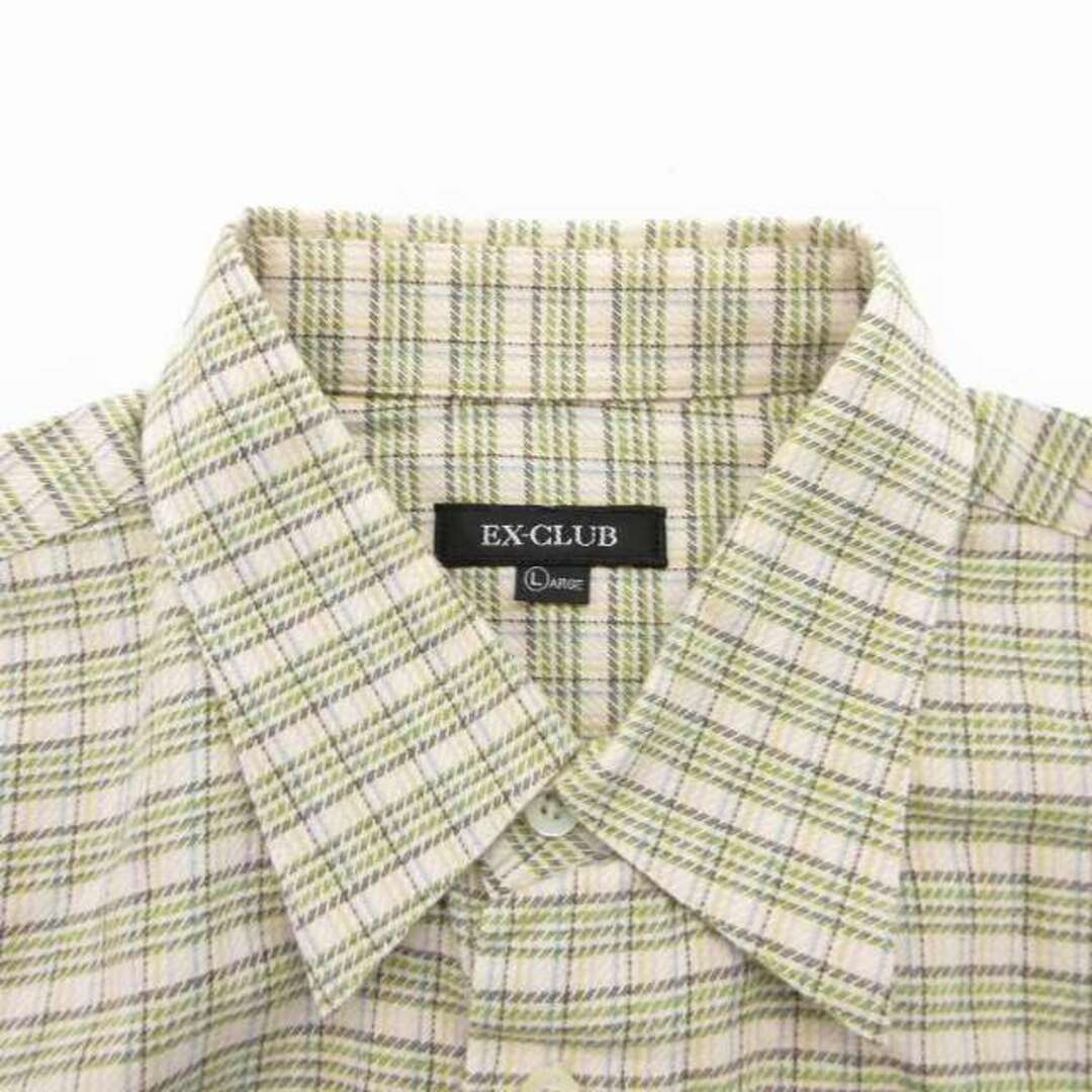 other - イーエックスクラブ EX-CLUB シャツ 長袖 チェック柄 L other - イーエックスクラブ EX-CLUB シャツ 長袖 チェック柄 L