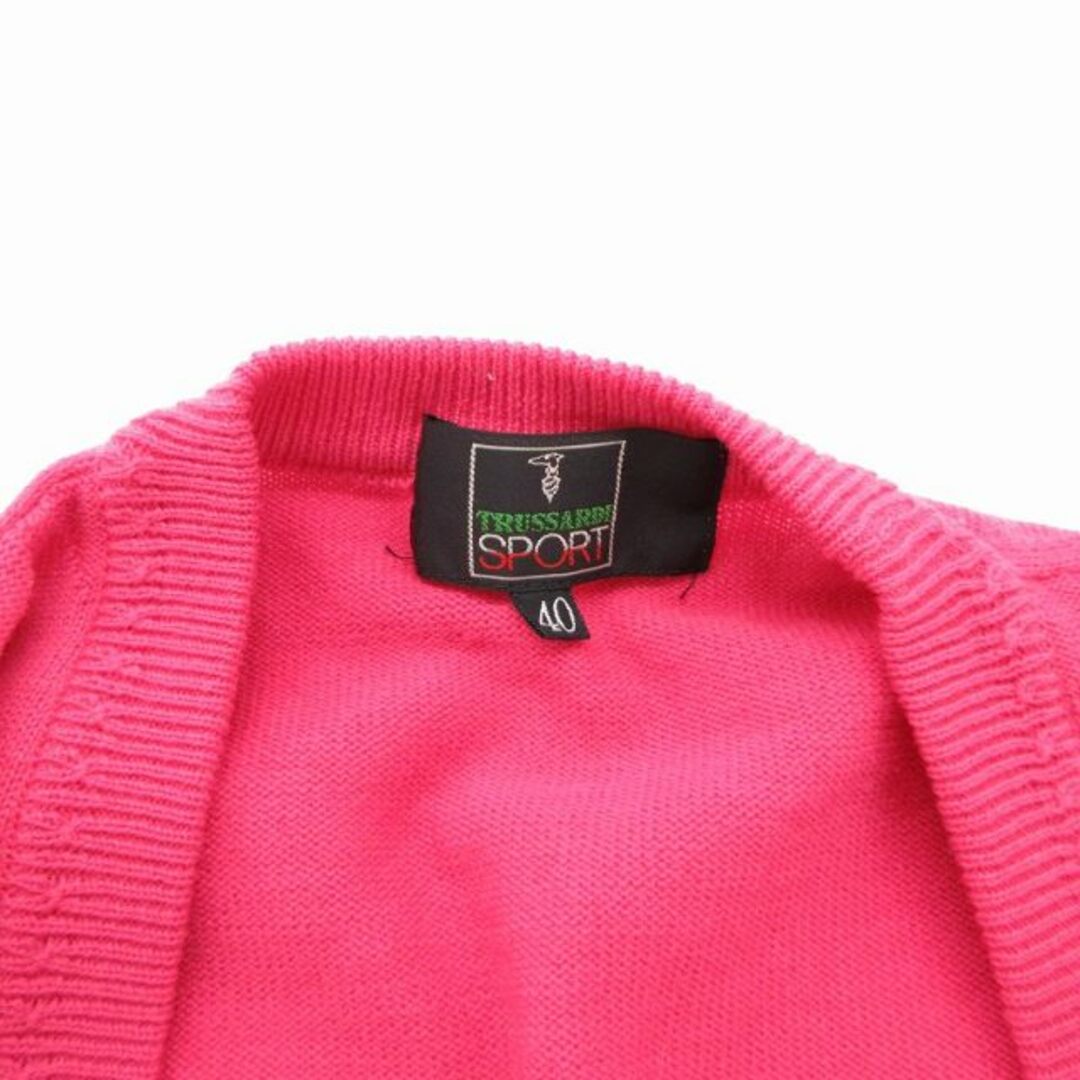 Trussardi - トラサルディ TRUSSARDI SPORT カーディガン ニット Trussardi - トラサルディ TRUSSARDI SPORT カーディガン ニット