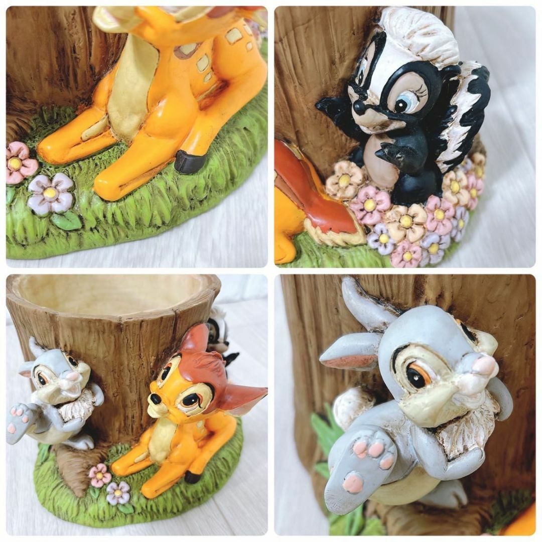加藤工芸 KATO KOGEI Disney バンビ フラワープランター レアの 加藤工芸 KATO KOGEI Disney バンビ フラワープランター レアの