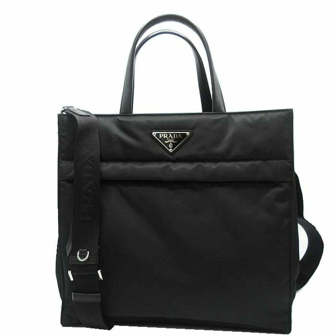 PRADA - 【新品】プラダ 2VG076 TESSUTO + VITELLO / NERO PRADA - 【新品】プラダ 2VG076 TESSUTO + VITELLO / NERO
