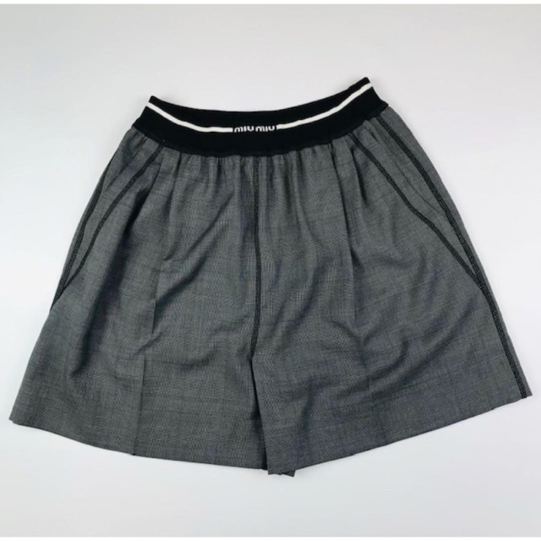 MIU MIU - 極美品☆ミュウミュウ・インターシャ編みロゴ MIU MIU - 極美品☆ミュウミュウ・インターシャ編みロゴ