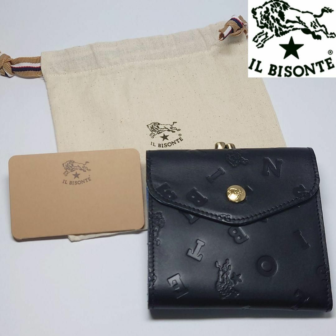 IL BISONTE - 【新品未使用】イルビゾンテ がま口三つ折り財布 IL BISONTE - 【新品未使用】イルビゾンテ がま口三つ折り財布