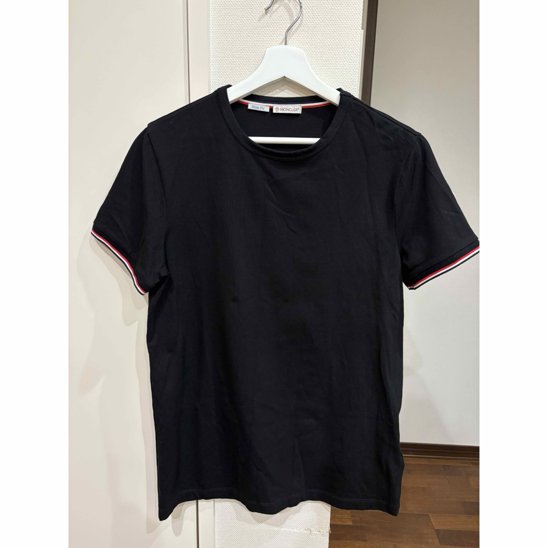 MONCLER - MONCLER モンクレール メンズ ブラック Tシャツの通販 MONCLER - MONCLER モンクレール メンズ ブラック Tシャツの通販