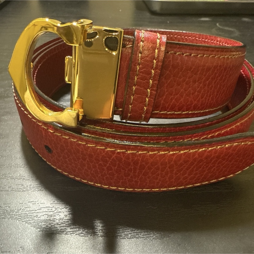 Cartier - Cartier カルティエ must de Cartierレザーベルト 未 Cartier - Cartier カルティエ must de Cartierレザーベルト 未
