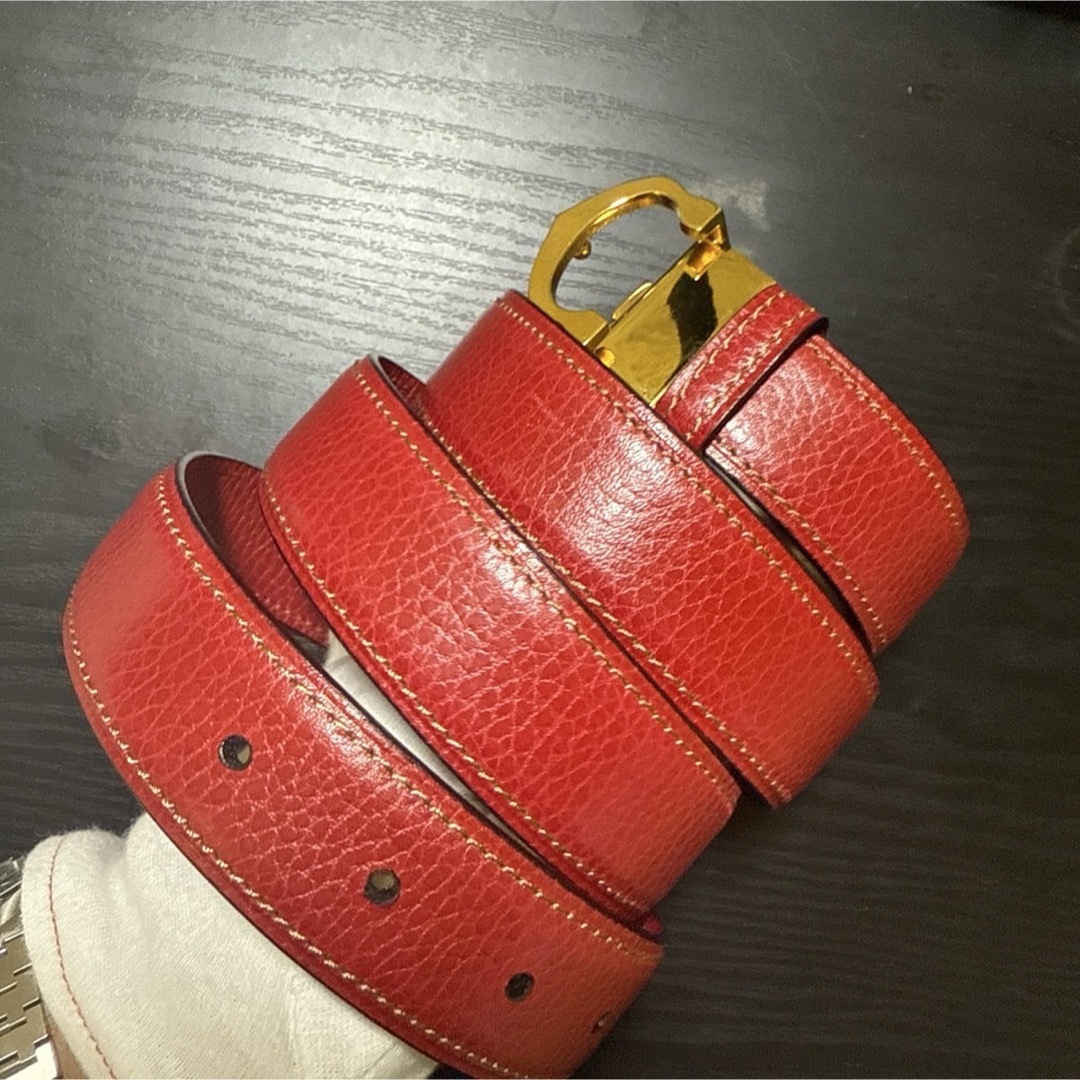 Cartier - Cartier カルティエ must de Cartierレザーベルト 未 Cartier - Cartier カルティエ must de Cartierレザーベルト 未