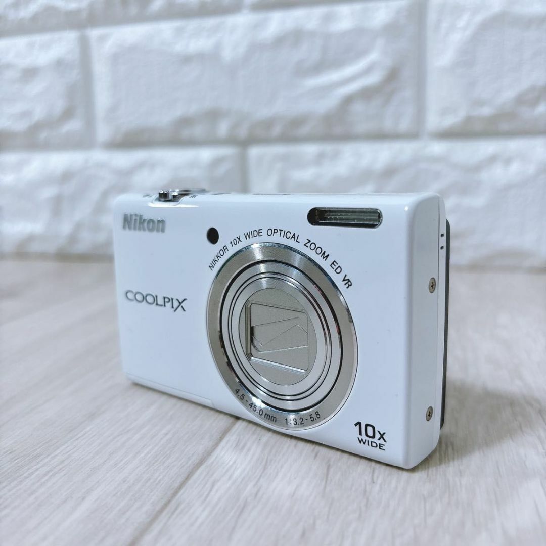 Nikon - Nikon COOLPIX S6200 ホワイト コンパクトデジタル Nikon - Nikon COOLPIX S6200 ホワイト コンパクトデジタル