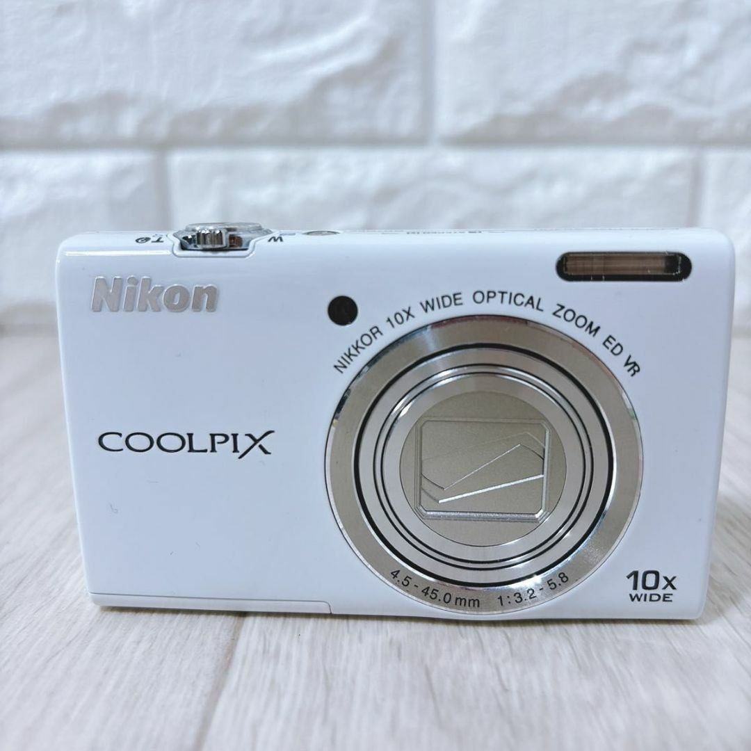 Nikon - Nikon COOLPIX S6200 ホワイト コンパクトデジタル Nikon - Nikon COOLPIX S6200 ホワイト コンパクトデジタル