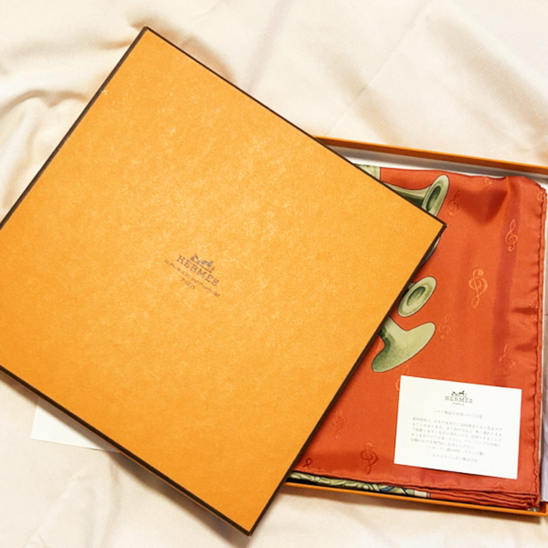 HERMES - エルメス カレ90 パイプオルガンと時計仕掛けの楽器 HERMES - エルメス カレ90 パイプオルガンと時計仕掛けの楽器