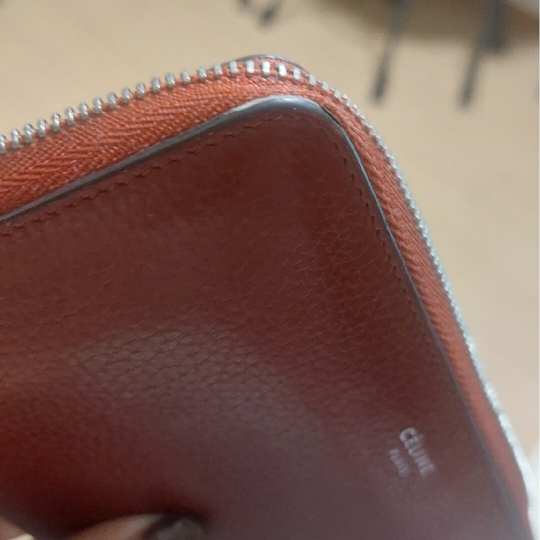 CELINE - CELINE 2つ折り レザーファスナー財布の通販 by CELINE - CELINE 2つ折り レザーファスナー財布の通販 by