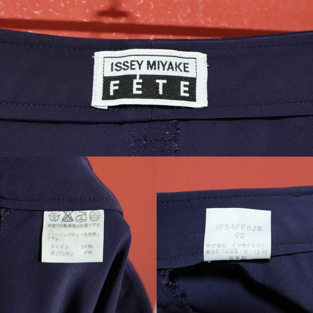 ISSEY MIYAKE - ISSEY MIYAKE FETE ナイロンストレッチ シワ感 ISSEY MIYAKE - ISSEY MIYAKE FETE ナイロンストレッチ シワ感