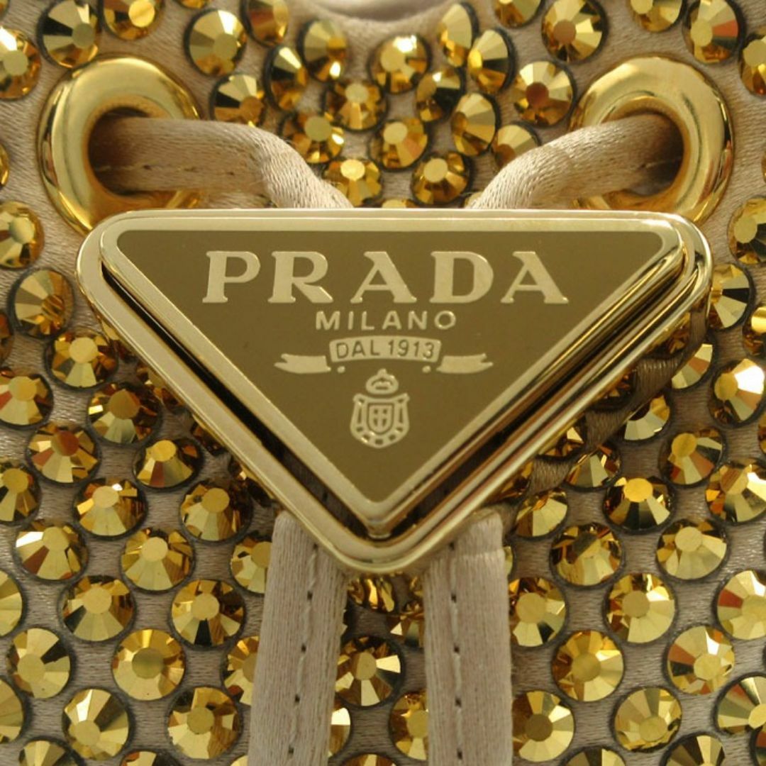 PRADA - 【新品】プラダ 1NR016 CRYSTAL PLATINO (ゴールド系 PRADA - 【新品】プラダ 1NR016 CRYSTAL PLATINO (ゴールド系