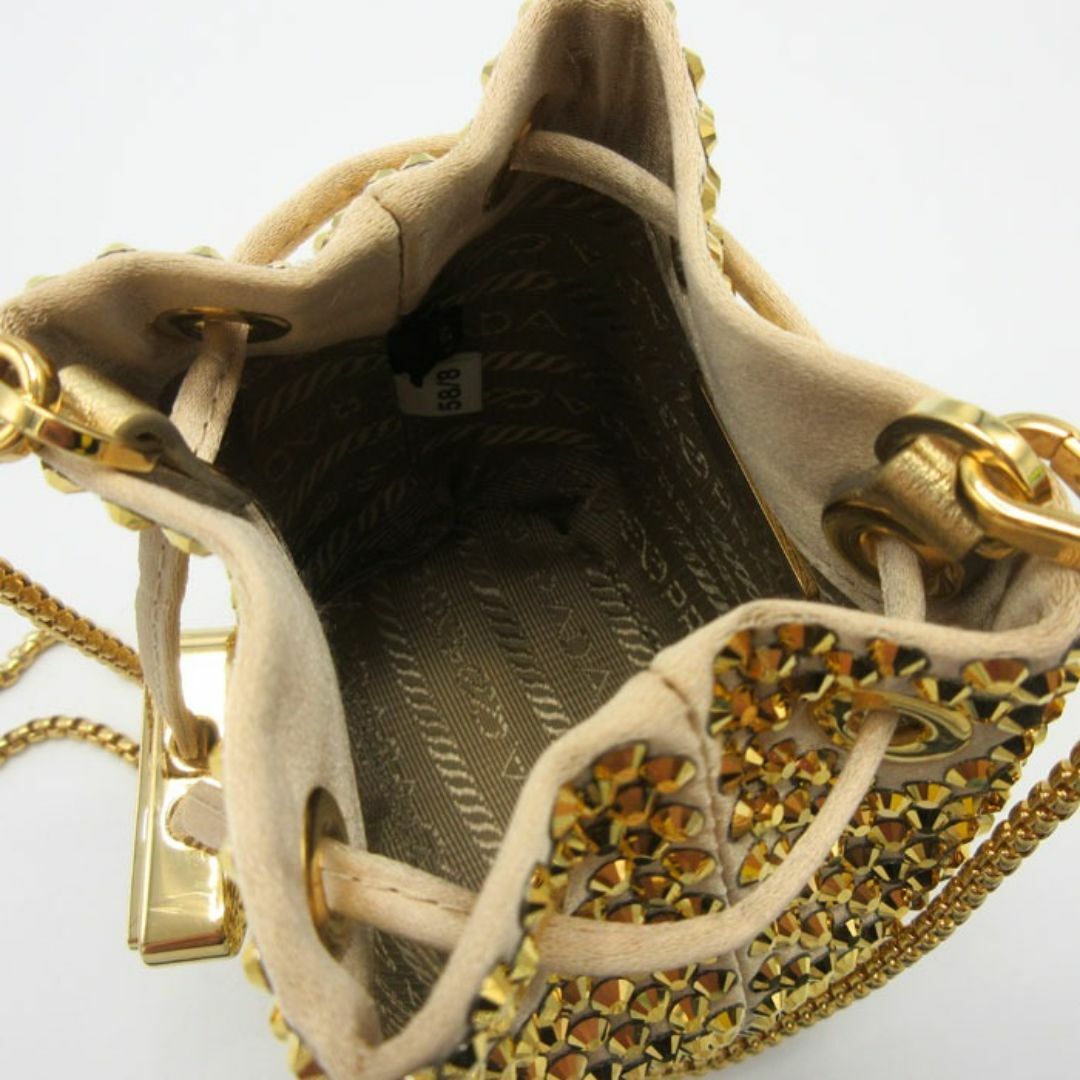 PRADA - 【新品】プラダ 1NR016 CRYSTAL PLATINO (ゴールド系 PRADA - 【新品】プラダ 1NR016 CRYSTAL PLATINO (ゴールド系