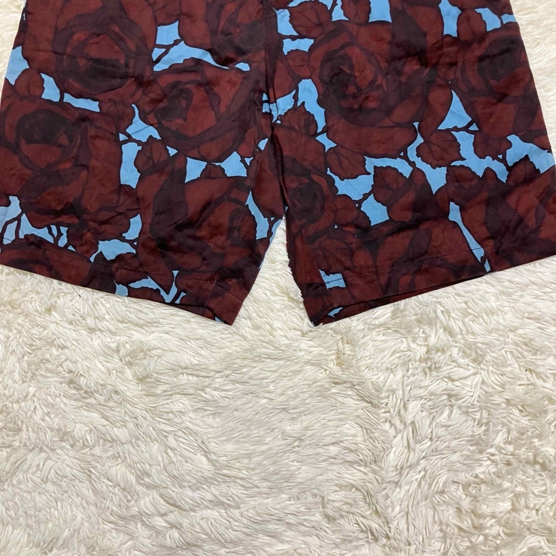 DRIES VAN NOTEN - ドリスヴァンノッテン 花柄 総柄 ブルー DRIES VAN NOTEN - ドリスヴァンノッテン 花柄 総柄 ブルー