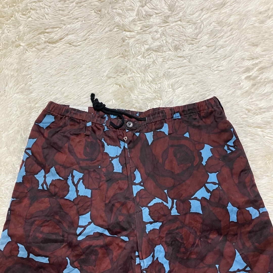 DRIES VAN NOTEN - ドリスヴァンノッテン 花柄 総柄 ブルー DRIES VAN NOTEN - ドリスヴァンノッテン 花柄 総柄 ブルー