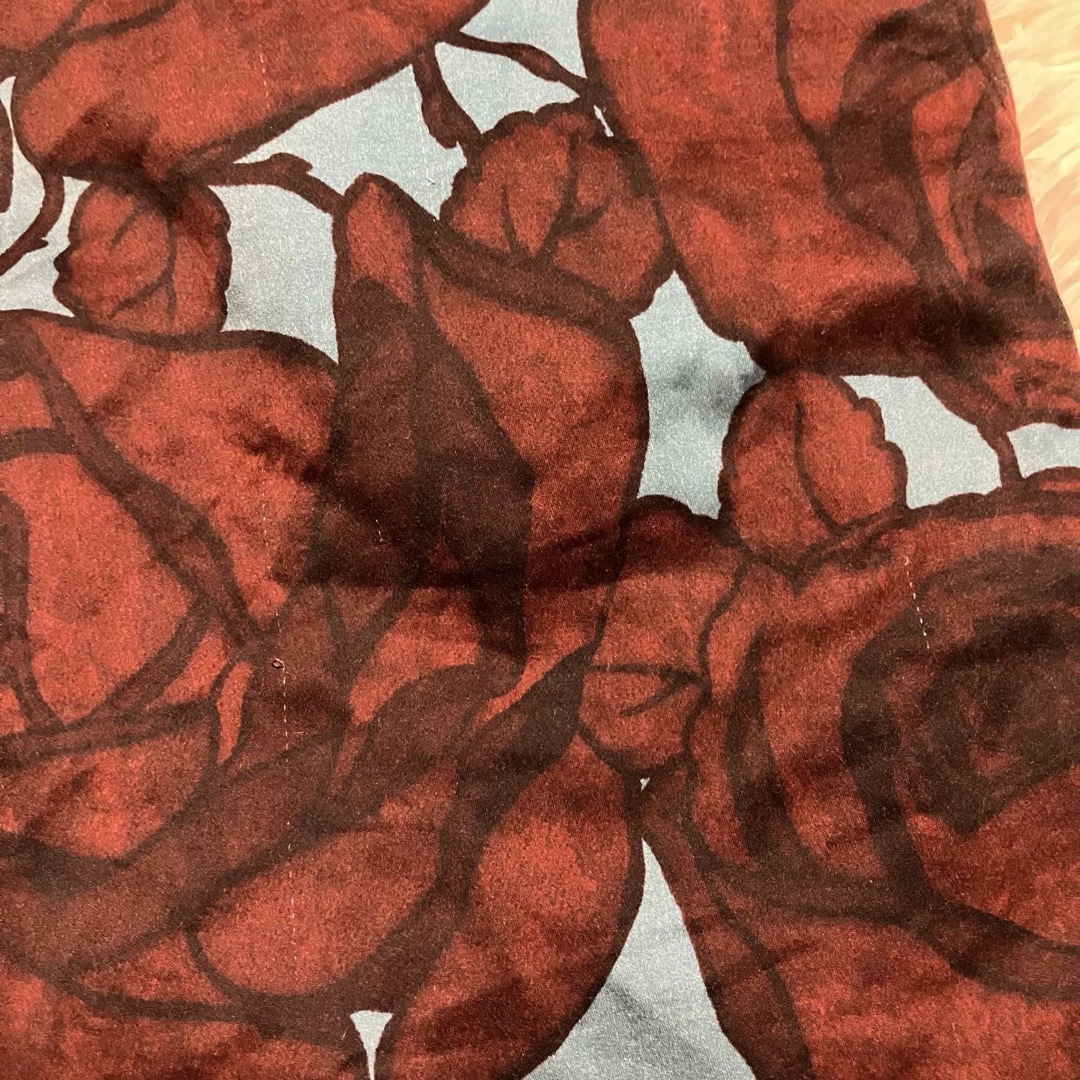 DRIES VAN NOTEN - ドリスヴァンノッテン 花柄 総柄 ブルー DRIES VAN NOTEN - ドリスヴァンノッテン 花柄 総柄 ブルー