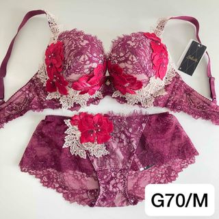 Wacoal - サルート メキシコ 店舗限定 G70/M WI 豪華刺繍 総 Wacoal - サルート メキシコ 店舗限定 G70/M WI 豪華刺繍 総