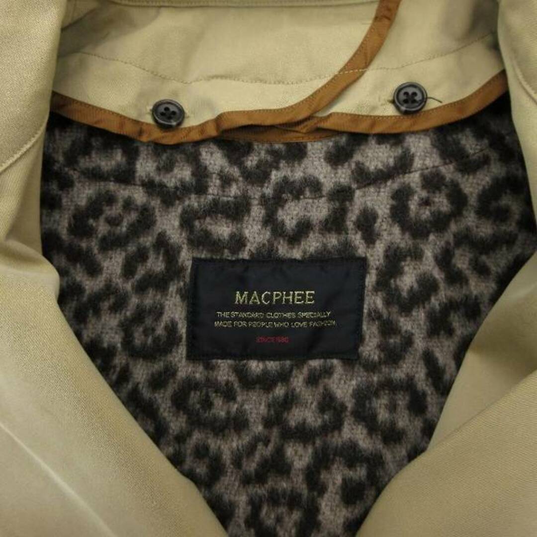 MACPHEE - マカフィー トゥモローランド 美品 トレンチコート MACPHEE - マカフィー トゥモローランド 美品 トレンチコート