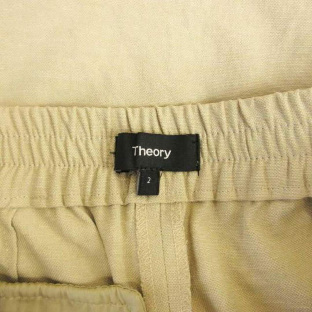 Theory - セオリー イージーパンツ フルレングス 麻 リネン混 2 Theory - セオリー イージーパンツ フルレングス 麻 リネン混 2