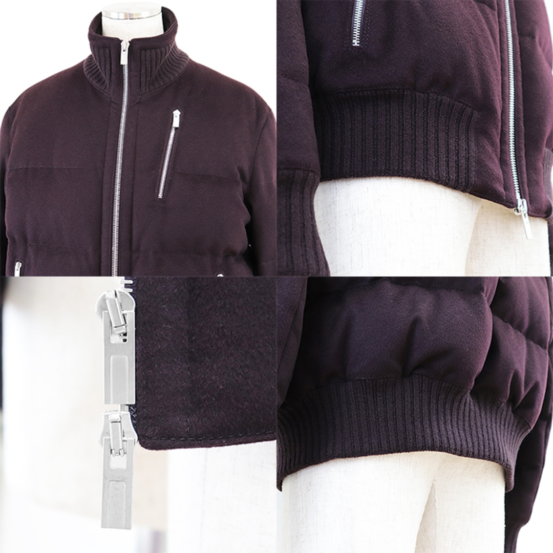 HERMES - 【美品】HERMES エルメス ダウン ジャケット カシミヤ HERMES - 【美品】HERMES エルメス ダウン ジャケット カシミヤ