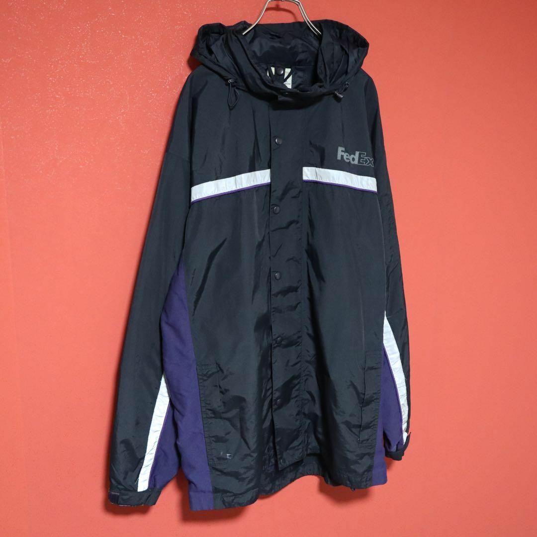 VINTAGE - FedEx リフレクター ロゴデザイン オーバーサイズ VINTAGE - FedEx リフレクター ロゴデザイン オーバーサイズ