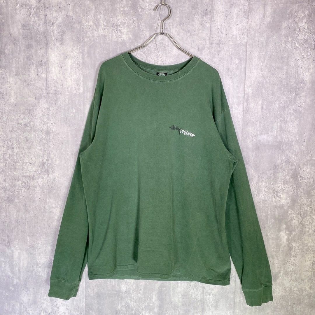 STUSSY - 『STUSSY』ステューシー (XL) ロゴプリント ロンTの STUSSY - 『STUSSY』ステューシー (XL) ロゴプリント ロンTの