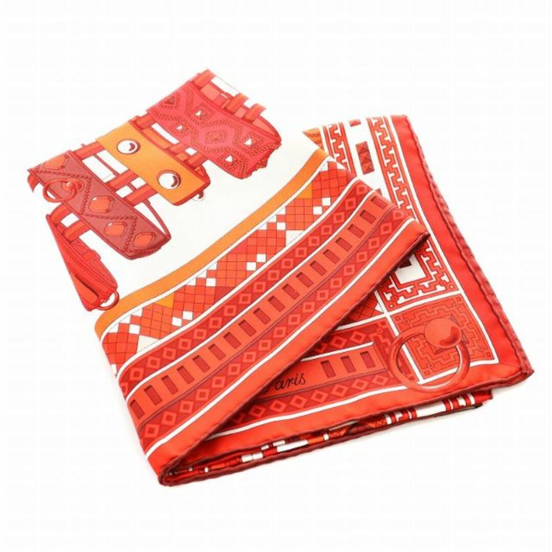 HERMES - エルメス カレ90 コリエドシアン スカーフ 白の通販 by HERMES - エルメス カレ90 コリエドシアン スカーフ 白の通販 by