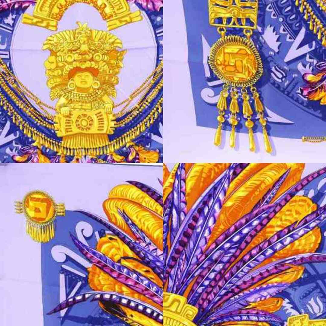 HERMES - エルメス カレ90 mexique メキシコ スカーフ 絹 シルク HERMES - エルメス カレ90 mexique メキシコ スカーフ 絹 シルク