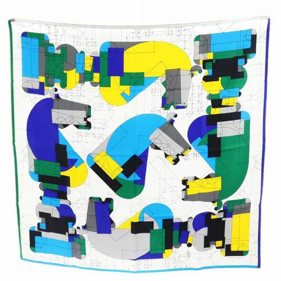 HERMES - エルメス カレ90 チェックメイト スカーフ シルク 絹 HERMES - エルメス カレ90 チェックメイト スカーフ シルク 絹