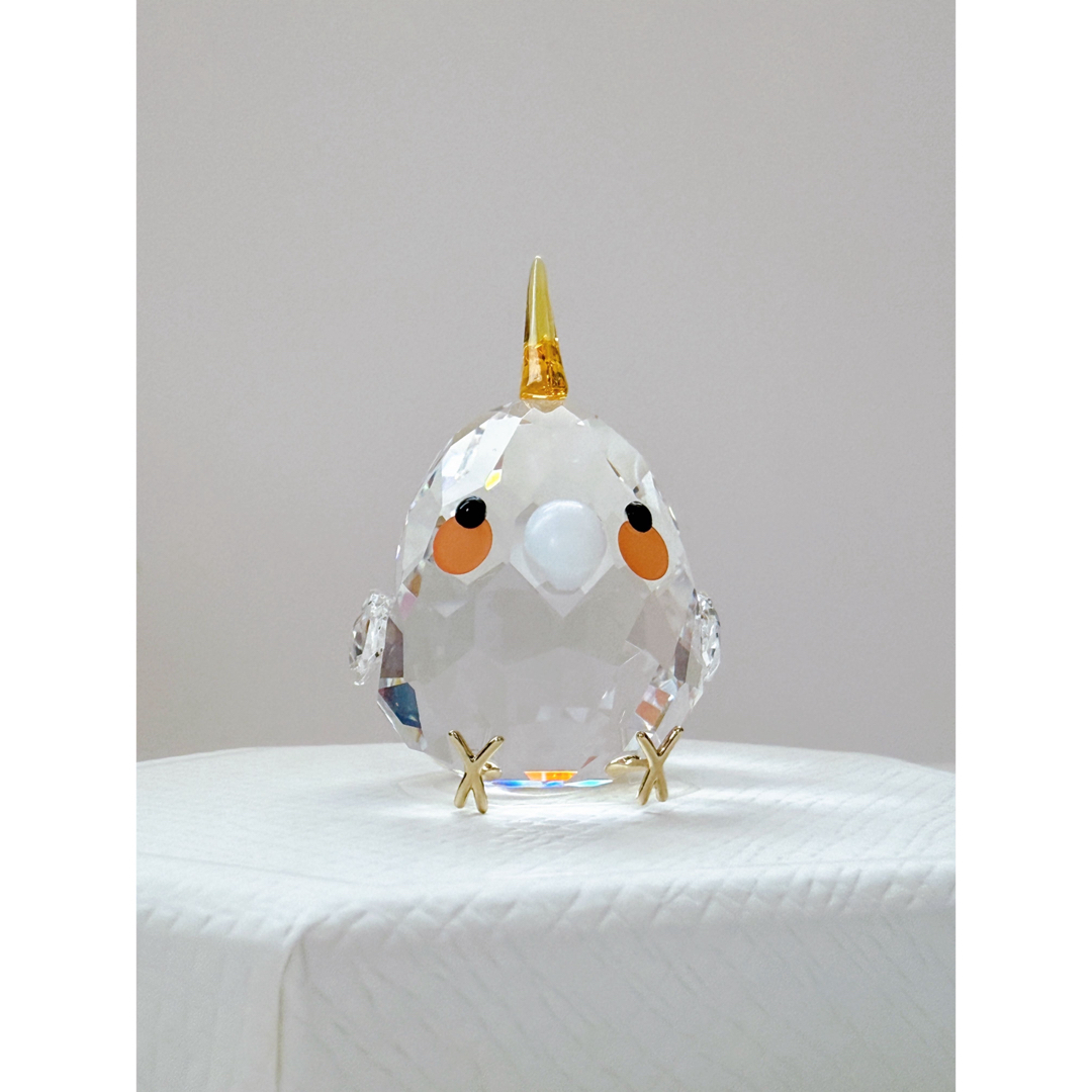 SWAROVSKI - スワロフスキー/クリスタルオブジェ オカメインコ SWAROVSKI - スワロフスキー/クリスタルオブジェ オカメインコ