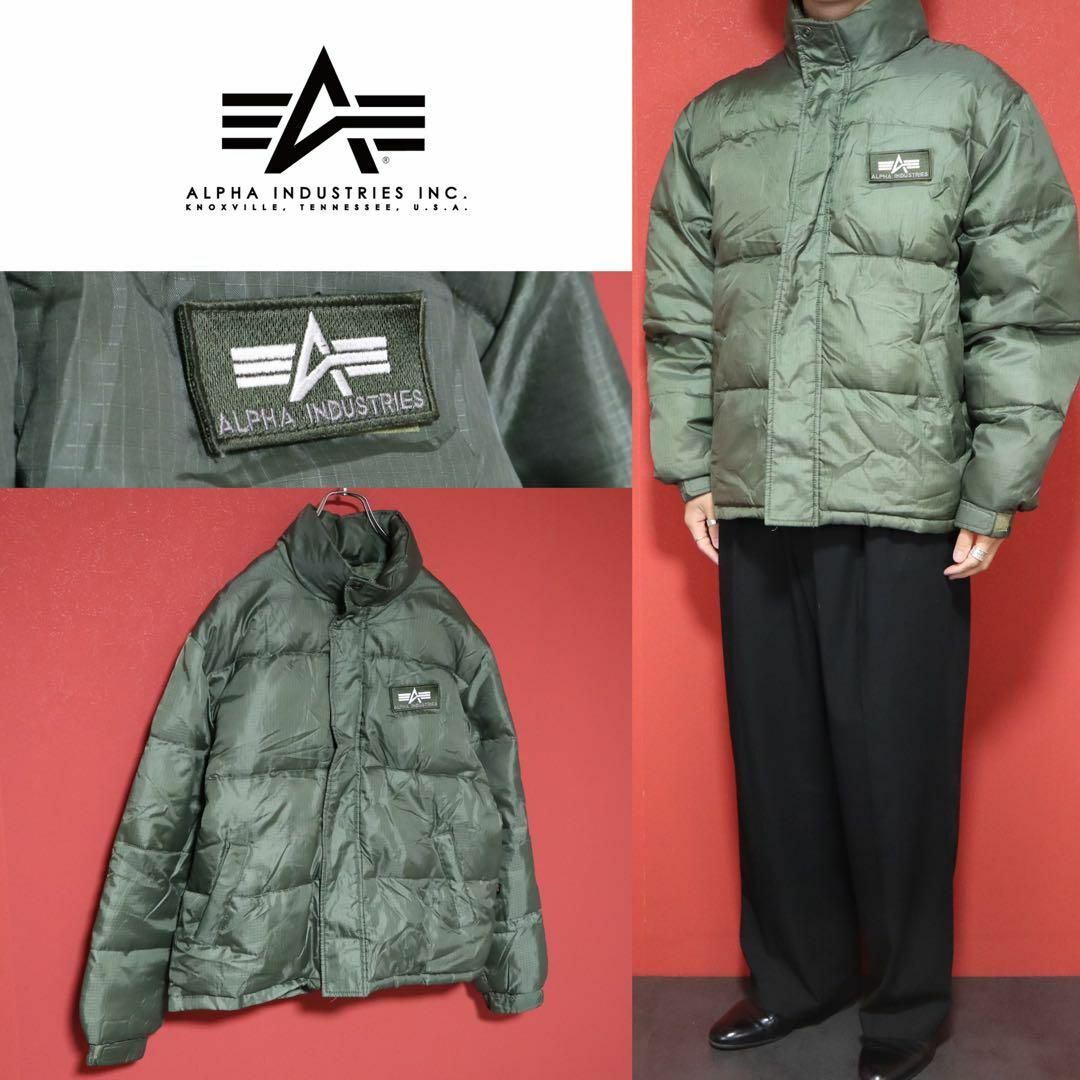 ALPHA INDUSTRIES - ALPHA INDUSTRIES ロゴデザイン オーバー ALPHA INDUSTRIES - ALPHA INDUSTRIES ロゴデザイン オーバー