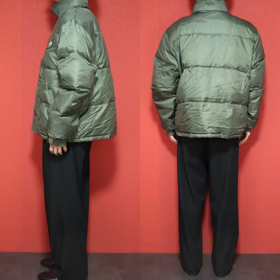 ALPHA INDUSTRIES - ALPHA INDUSTRIES ロゴデザイン オーバー ALPHA INDUSTRIES - ALPHA INDUSTRIES ロゴデザイン オーバー