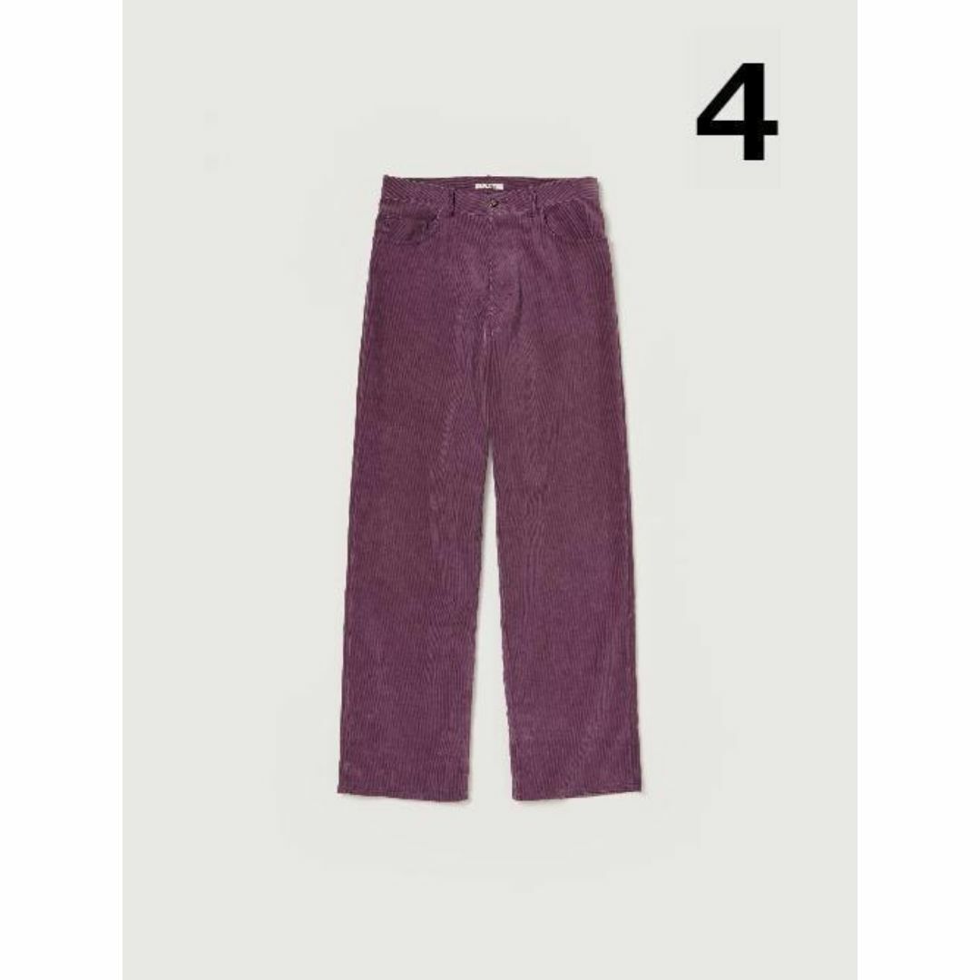 AURALEE - AURALEE 24AW FINX CORDUROY PANTS 4 紫の通販 by AURALEE - AURALEE 24AW FINX CORDUROY PANTS 4 紫の通販 by
