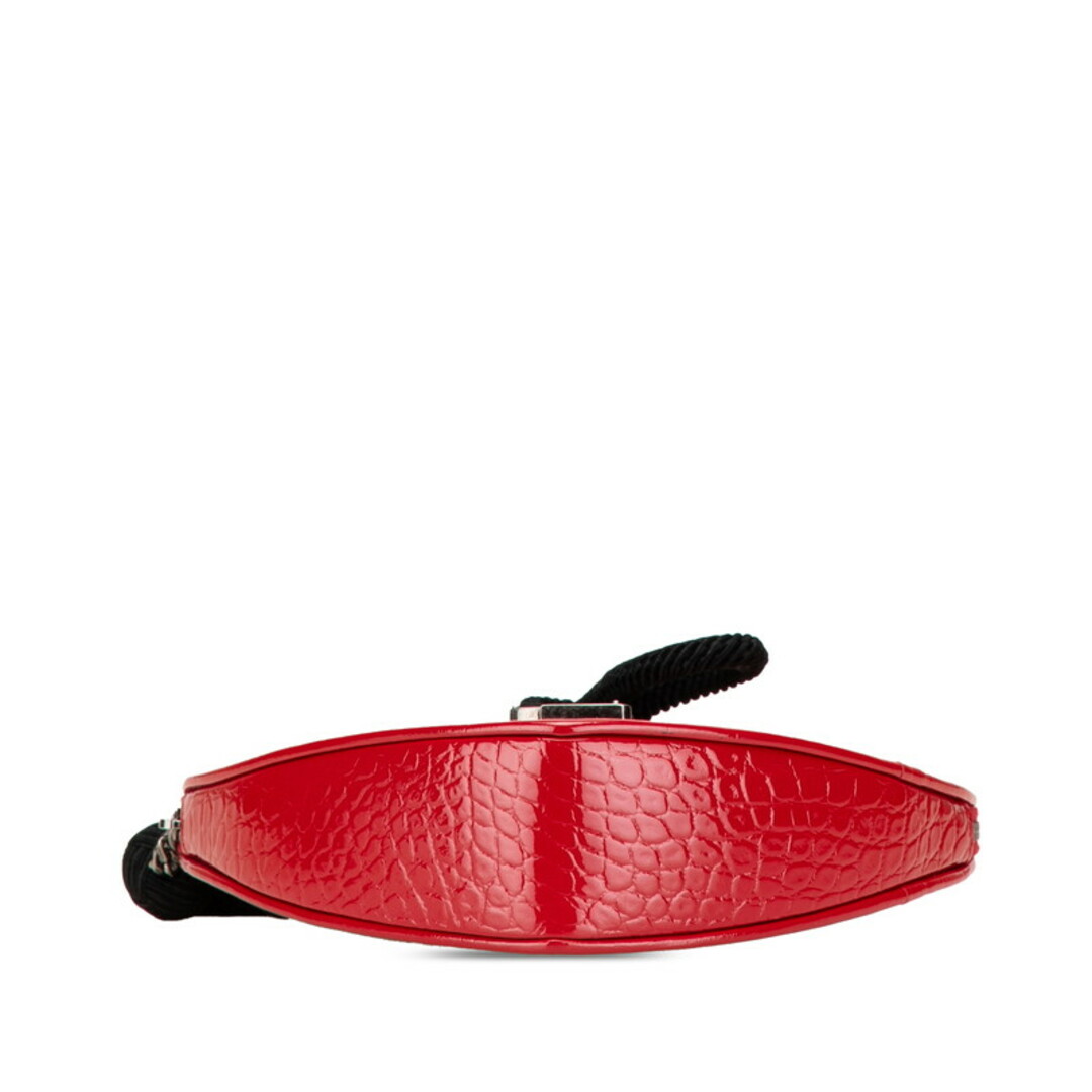 SAINT LAURENT - サンローラン YSLロゴ ハート クロコ型押し SAINT LAURENT - サンローラン YSLロゴ ハート クロコ型押し