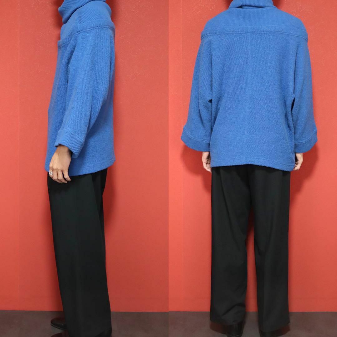 ISSEY MIYAKE - ISSEY MIYAKE 80s 筆タグ ブルー切替 変形 ISSEY MIYAKE - ISSEY MIYAKE 80s 筆タグ ブルー切替 変形