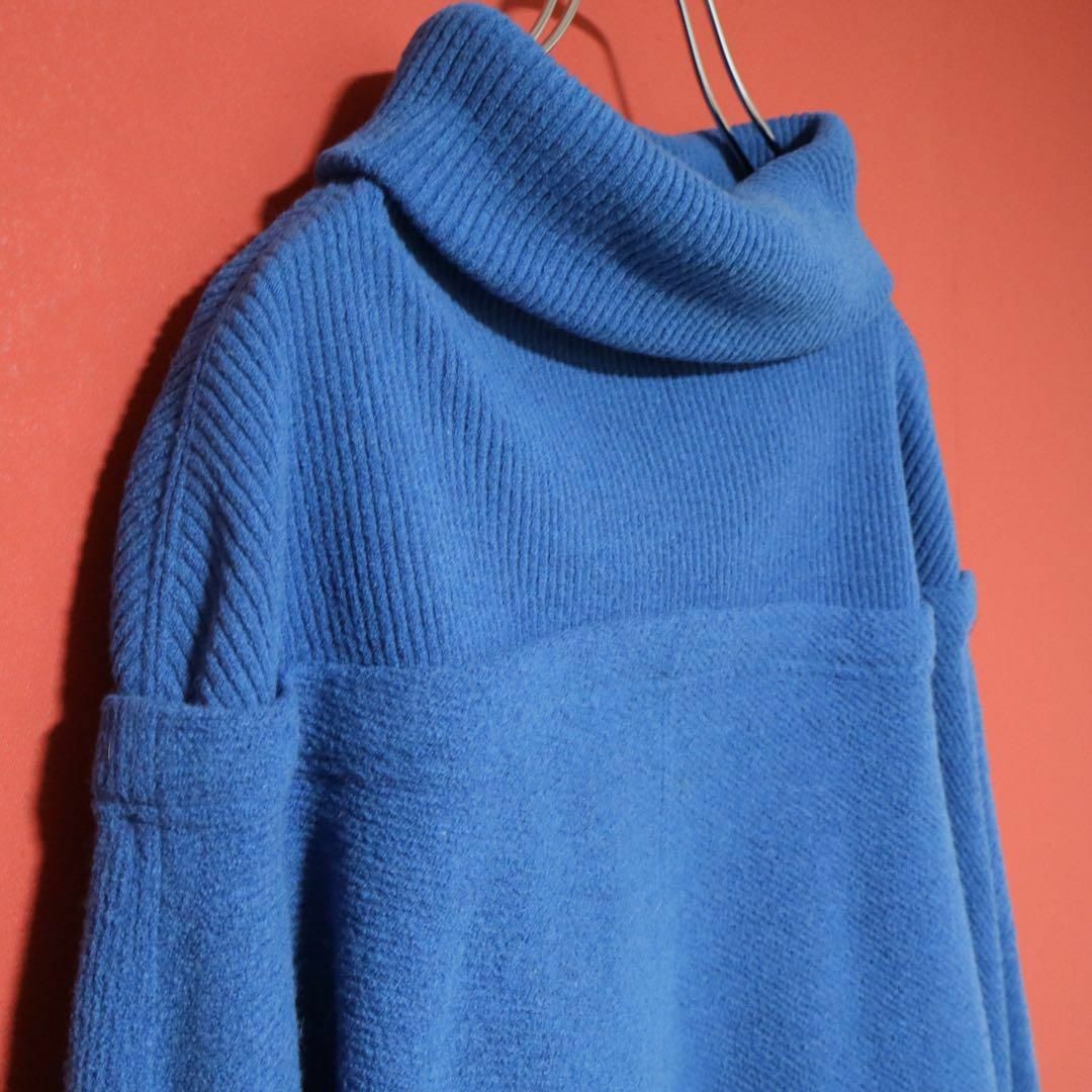 ISSEY MIYAKE - ISSEY MIYAKE 80s 筆タグ ブルー切替 変形 ISSEY MIYAKE - ISSEY MIYAKE 80s 筆タグ ブルー切替 変形