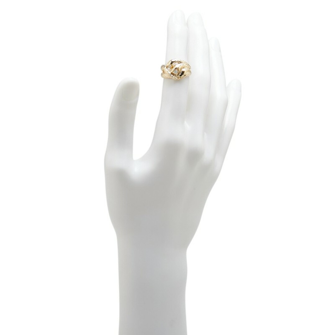 美品 K18YG イエローゴールド リング 指輪 ダイヤ 0.10ct 【1 美品 K18YG イエローゴールド リング 指輪 ダイヤ 0.10ct 【1