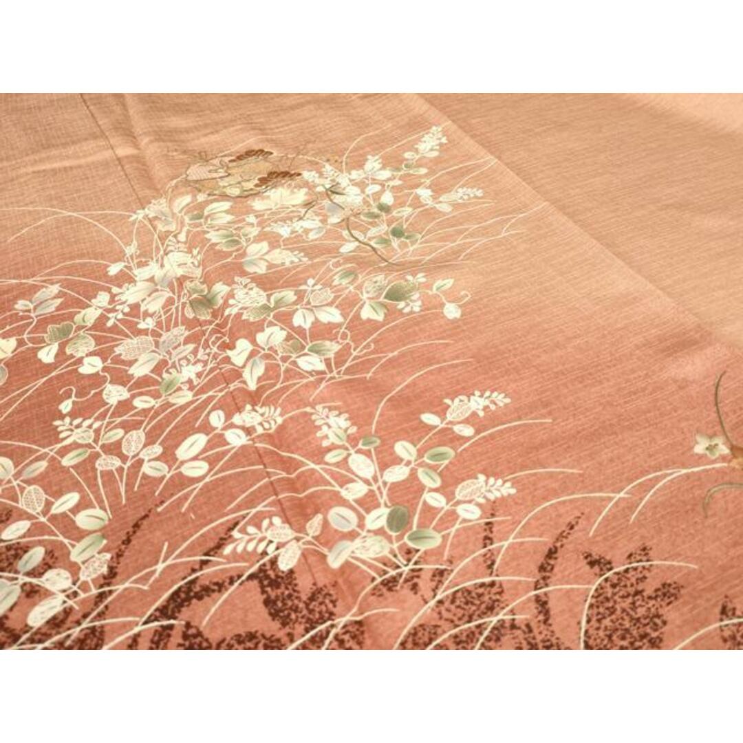 平和屋着物▽訪問着 単衣 中国三大刺繍 汕頭刺繍 スワトウ刺繍 平和屋着物▽訪問着 単衣 中国三大刺繍 汕頭刺繍 スワトウ刺繍