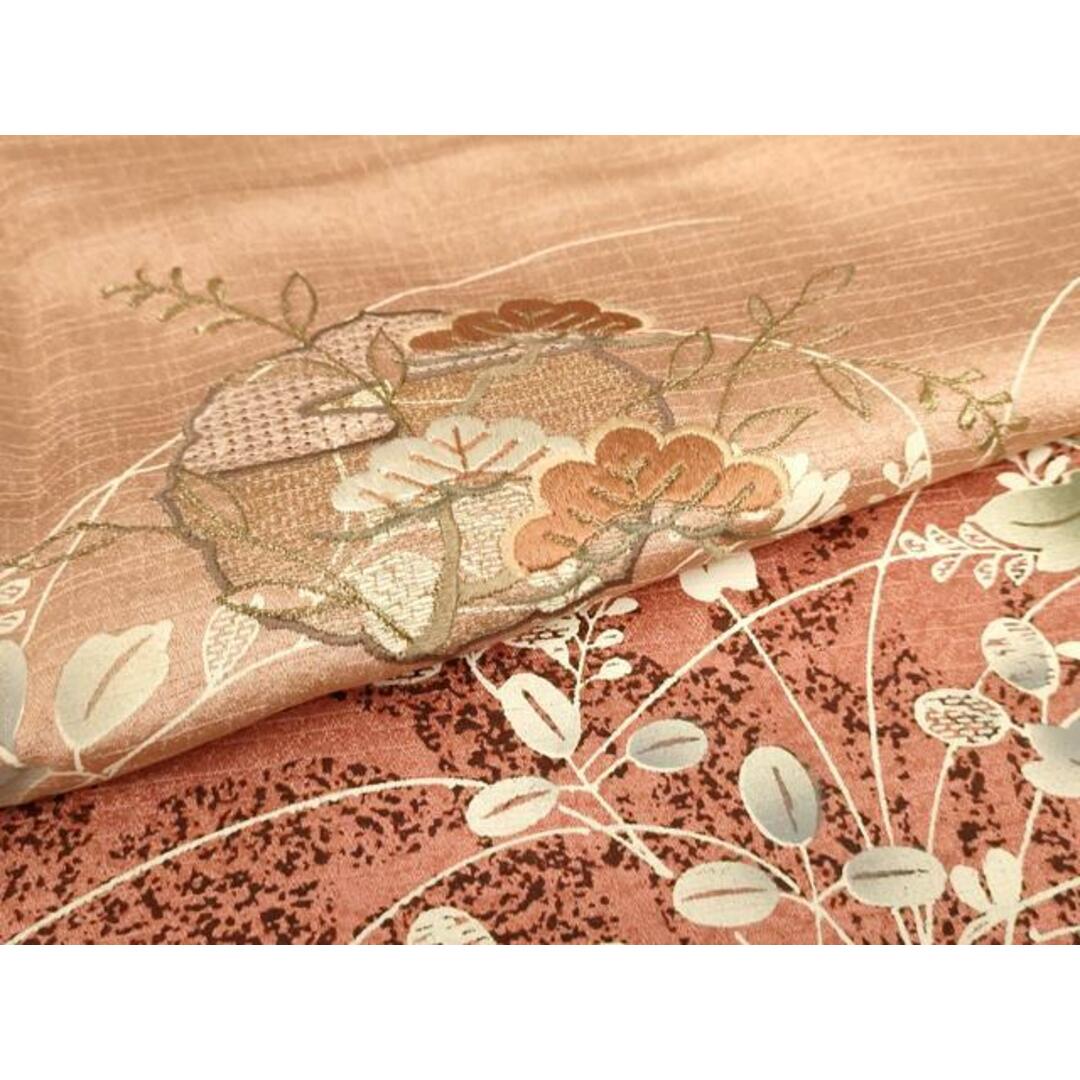 平和屋着物▽訪問着 単衣 中国三大刺繍 汕頭刺繍 スワトウ刺繍 平和屋着物▽訪問着 単衣 中国三大刺繍 汕頭刺繍 スワトウ刺繍