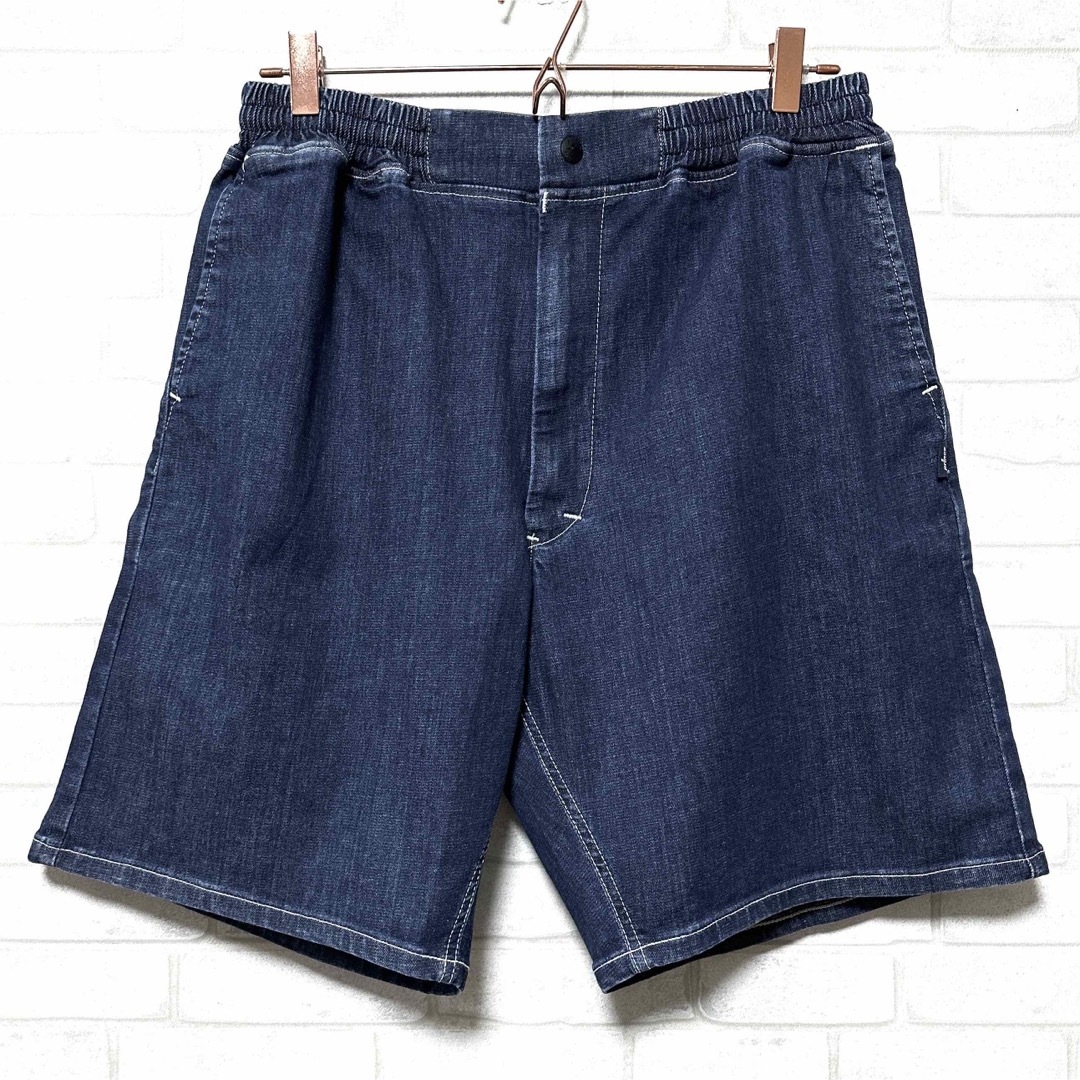 Lee - Lee × Prince ストレッチデニムショーツ ヒッコリー柄 Lee - Lee × Prince ストレッチデニムショーツ ヒッコリー柄