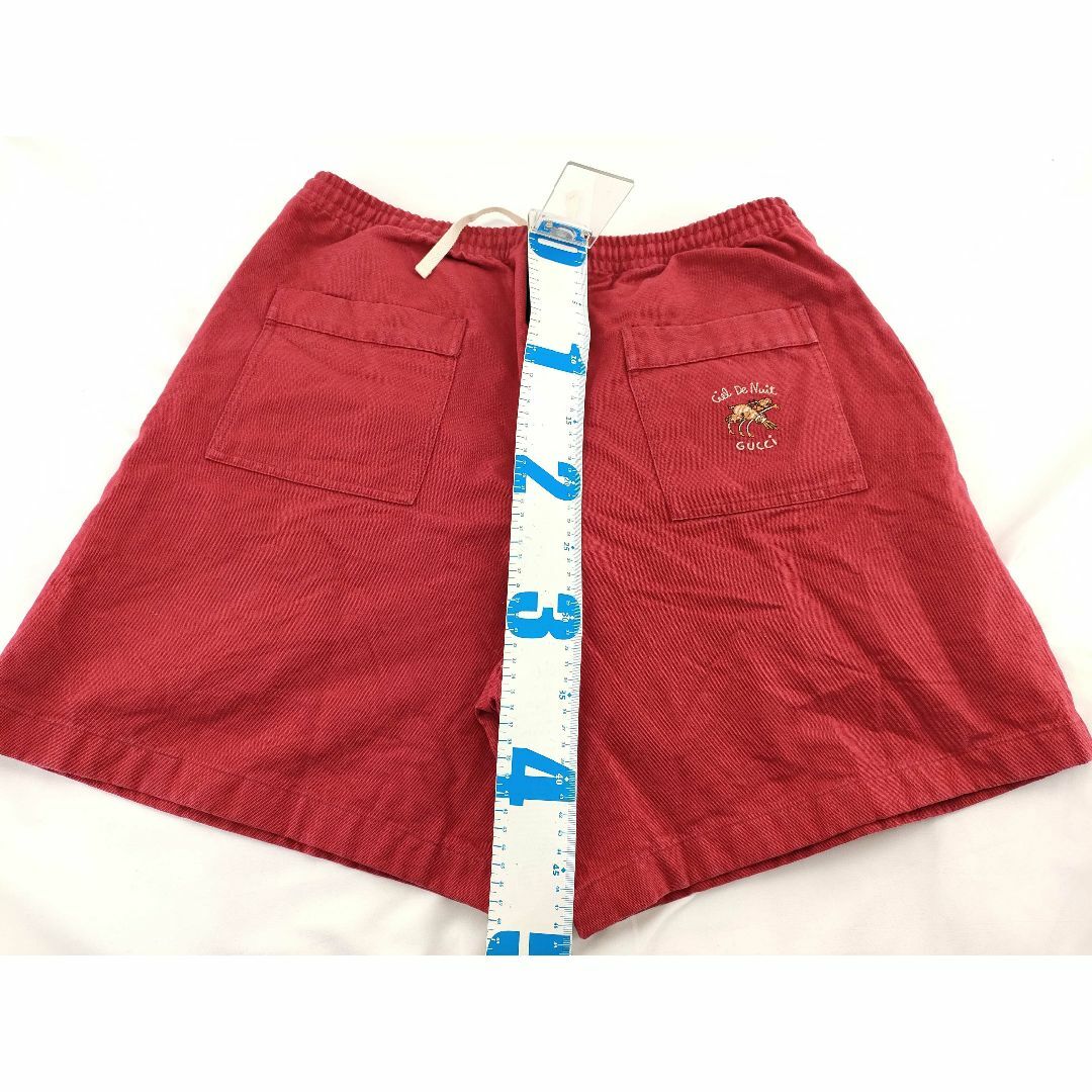 GUCCI - GUCCI グッチ ハーフパンツ ショートパンツ レッド 50の GUCCI - GUCCI グッチ ハーフパンツ ショートパンツ レッド 50の