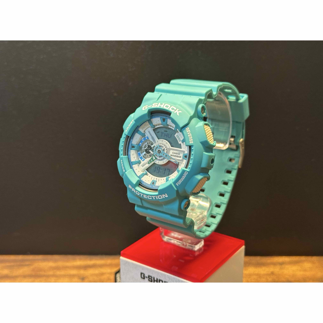 CASIO G-SHOCK GA-110 希少カラー ターコイズ 未使用美品の通販 CASIO G-SHOCK GA-110 希少カラー ターコイズ 未使用美品の通販